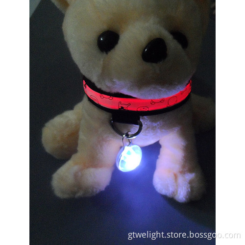 LED Flashing Pet Pendant